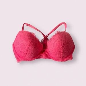 La Senza Pink Front Closure Push Up Bra